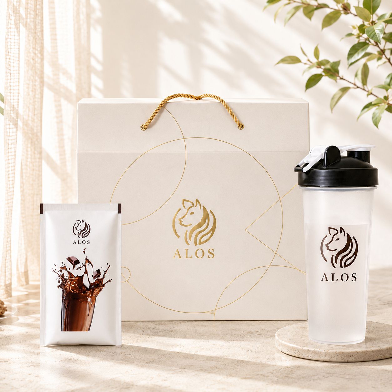ALOS厚·可可歐蕾 經典禮盒+搖搖杯(限量)